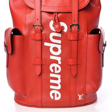 louis vuitton supreme backpack.